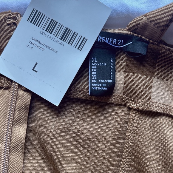 forever 21 ⋆ gingham skort romper - Picture 7 of 8